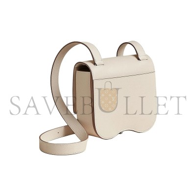 HERMES MINI DELLA CAVALLERA EPSOM PALLADIUM HARDWARE H085367CK10 (18*15*6cm) HERMES MINI DELLA CAVALLERA EPSOM PALLADIUM HARDWARE H085367CK10 (18*15*6cm)